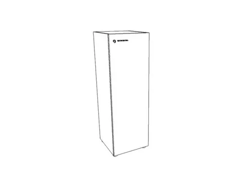 kantoorkast,HxBxD 1310x430x450mm,2xhouten vloer,3ordnerhoogte,romp wit