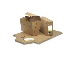 Archiefdoos gemeente folio 370x265x115mm 850gr bruin