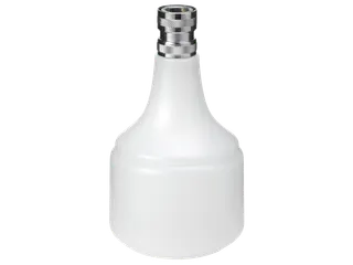 Hygiene 1100-5 flacon 0,5 liter, wit met 1/2 inch snelkoppeling - 1