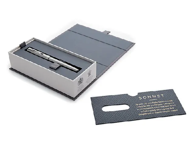 Vulpen Parker Sonnet stainless steel CT fijn