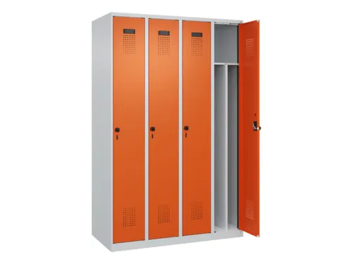 locker voor scheiding van kleding,HxBxD 1850x1200x500mm,4vak