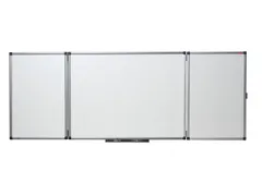 Tableau blanc Triptyque Émaillé Magnétique 150x120cm (fermé)