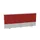opzetpaneel bureau aanbouw achter MP-lichtgrijs BN4011-rood 1400mm