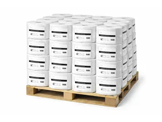 Toiletpapier Maxi jumbo rollen cellulose 2-laags Wit FSC Pallet 48 Pak - 1