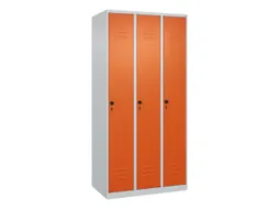 locker voor scheiding van kleding,HxBxD 1850x900x500mm,3vak