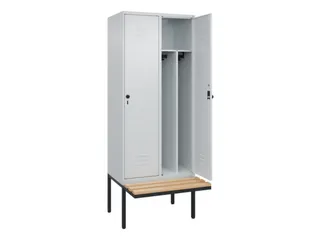 locker voor scheiding van kleding,HxBxD 2120x800x815mm,2vak - 2
