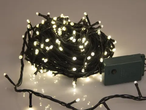 Sparkle Light LED - 16m - 240 Warm Witte Lampen - Groene Draad - Modu