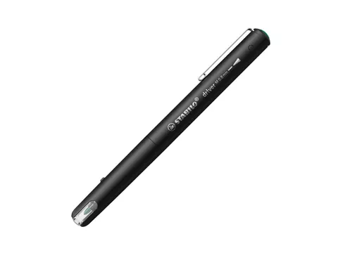 Fineliner STABILO dr!ver medium punt 0.8 mm Groen