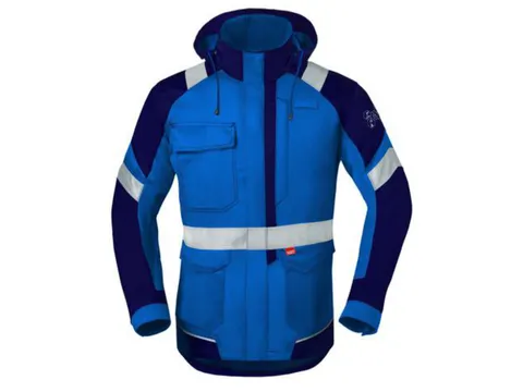 Havep 50286 parka, korenblauw/marineblauw, maat M, per stuk