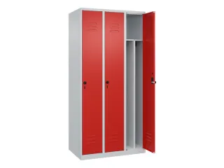 locker voor scheiding van kleding,HxBxD 1850x900x500mm,3vak - 2