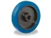Roue Force 300Kg Øxl 125X50Mm Bandage Élastique Jante Plastique