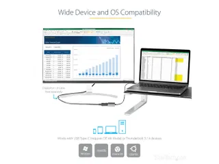 USB C naar DisplayPort Adapter - 8K/4K 60Hz USB-C naar DisplayPort 1.4 - 6