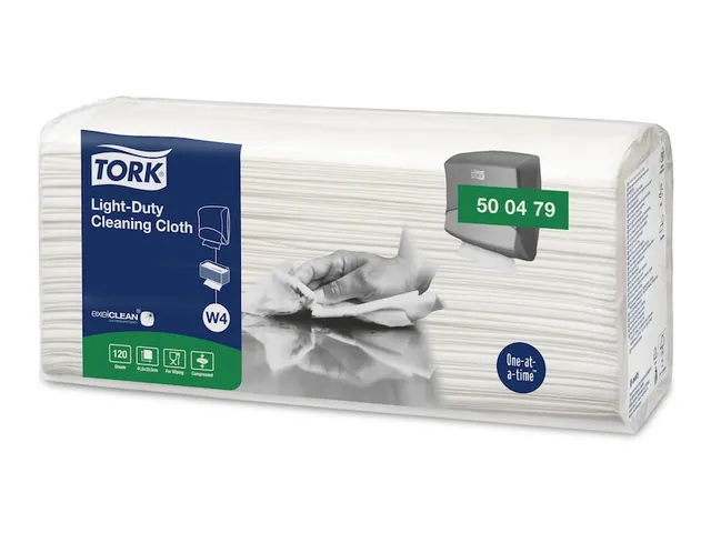 Tork 500479 Light-Duty Reinigingsdoek Wit W4 Premium 1-laags 480 stuks