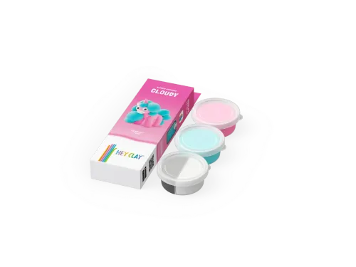 Hey Clay Klei set Rainbow Unicorns Cloudy Eenhoorn 3 delen