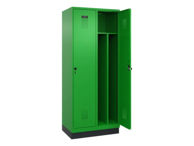 locker voor scheiding van kleding,HxBxD 1950x800x500mm,2vak