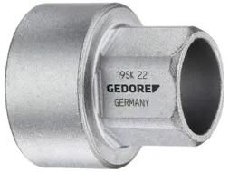 19 SK 22 Dopsleutel 1/2 inch,kort,22mm