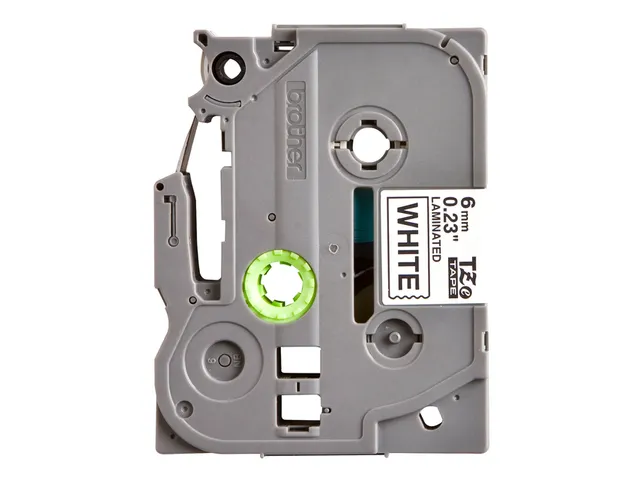 Ruban de lettrage Brother P-Touch TZe-211 standard 6mm noir sur blanc