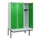 locker met bank,HxBxD 1950x1200x815mm,3vak,vak B 400mm,cilinderslot
