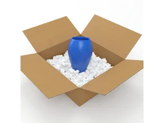 Opvulchips Flo-Pak Shape V Wit 500 Liter - 4