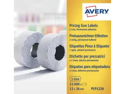 YPLP1226 etiketten voor prijstang permanent 12 x 26mm