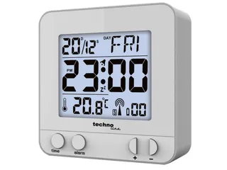 Wekker Technoline WT 235 80x80x30mm zilver - 1