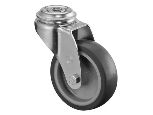 Zwenkwiel 65kg Boorgat Øxb 100x24mm Spoorvrij Blauwgrijs