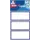 Schooletiketten 75x34mm Blauwe Rand