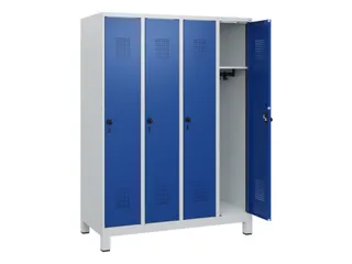 schoollocker,HxBxD 1630x1200x500mm,4vak,vak B 300mm,draaigrendel - 1
