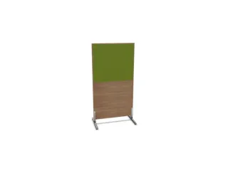scheidingswand,HxB 1545x800mm,NT-cherry,BN7048-groen - 1