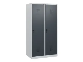 schoollocker,HxBxD 1530x800x500mm,2vak,vak B 400mm,draaigrendel - 2