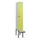 locker met bank,HxBxD 2120x300x815mm,1vak,vak B 300mm,draaigrendel