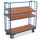 Bijzetwagen 400kg 1570x637mm 3 Etages Incl. Bodemplaat Hout