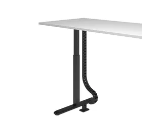 Addit kabelgeleider Zwart voor zit-sta Bureau 130cm incl magneethouder - 8