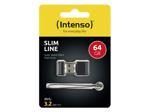 Intenso Usb Stick 3.0 64gb Zwart Slim