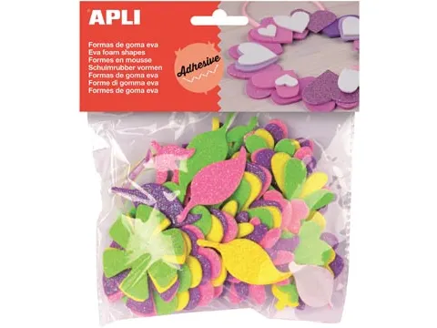 Zelfklevende Glitter Bloemen 48 Stuks