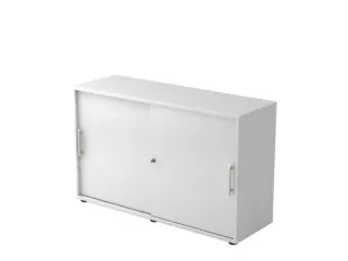 kantoor-schuifdeurkast HxBxD 748x1200x400mm hout romp + front 2 OH - 1