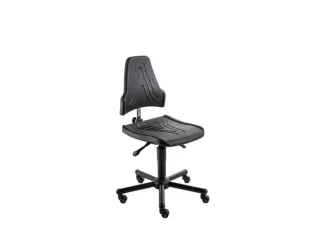 Werkplaatsstoel Esd Zitting 480-610mmx470mmx480mm Pu-Zitting Wielen - 1