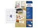 Avery Cartes de nom imprimables, boîte de 100 pièces (ft 110 x 40 mm