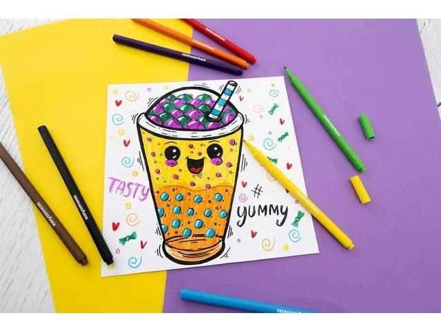 Feutre EFA couleurs assorties 16 pièces