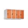 opzetkast,v. locker,4vak.,vak B 250mm,HxBxD 500x1000x500mm,vleugeldeur