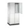 grootvolume garderobekast,RAL 7035,HxBxD 1950x820x600mm,2x2vak.