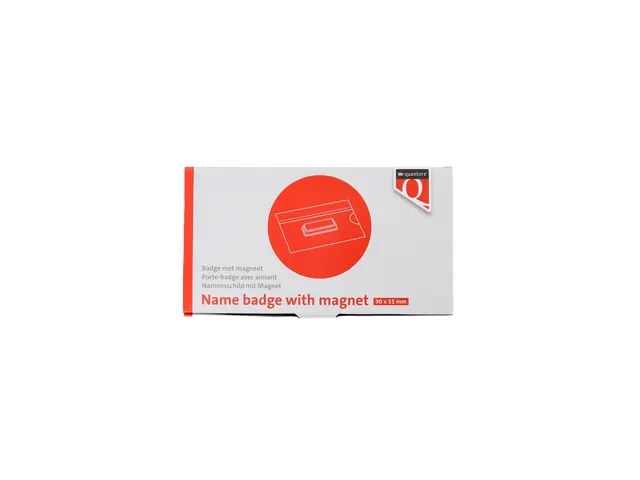 Badge Quantore magnetisch 55x90mm