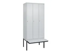 locker voor scheiding van kleding,HxBxD 2120x900x815mm,3vak