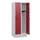 schoollocker,HxBxD 1630x600x500mm,2vak,vak B 300mm,draaigrendel,sokkel
