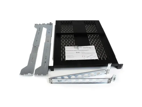 2U geventileerd uitschuifbaar server rack schap met kabelmanagement