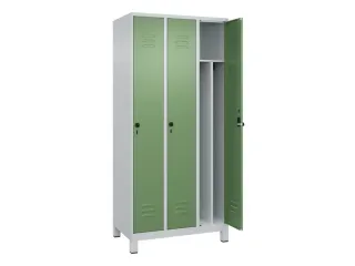 locker voor scheiding van kleding,HxBxD 1950x900x500mm,3vak - 2