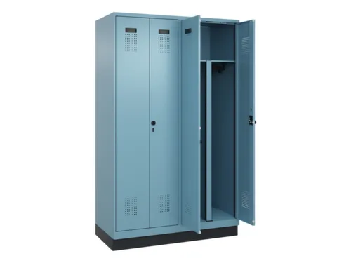 PBM-locker,HxBxD 1950x1200x500mm,4vak,vak B 300mm,draaigrendel