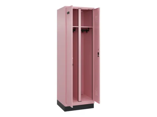 locker voor scheiding van kleding,HxBxD 1950x600x500mm,2vak