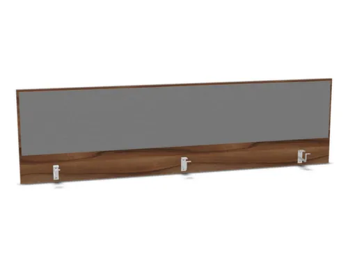 opzetpaneel bureau aanbouw achter NP-tiepolo nut BN8078-grijs 2000mm