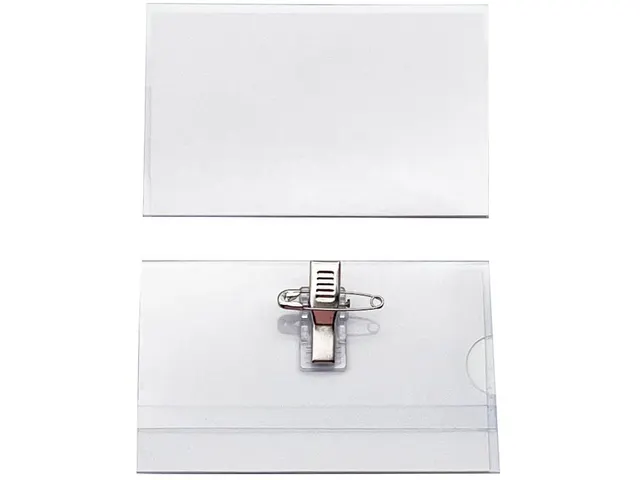 Badge 58x90mm Met Clip en Speld 50 Stuks